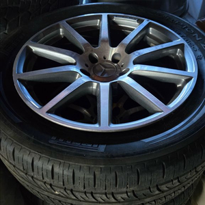 벤츠 지바겐 순정 정품 20인치 휠 타이어 세트 팝니다 거의 신품급