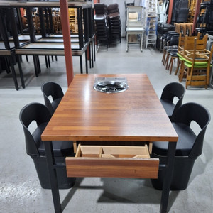 136번 부탄가스 로스타테이블 식당 부탄렌지 식탁 고기집 부르스타 가스렌지 버너 1구렌지 중고 테이블