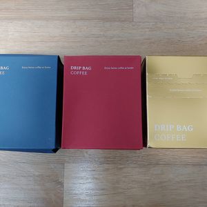 브라운체리 드립백 커피 8개입 x 3박스 세트 미개봉 새제품 에티오피아 콜롬비아 디카페인