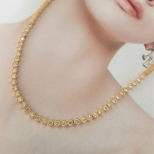 18k 트렌디 다이아 목걸이 이미지