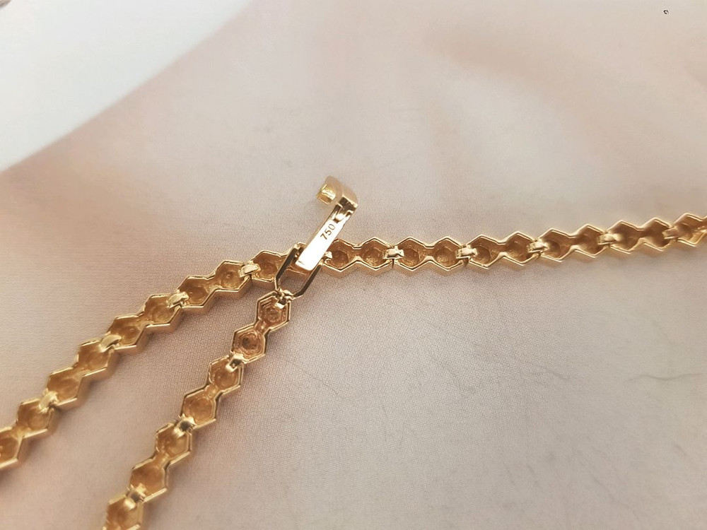 18k 트렌디 다이아 목걸이 이미지