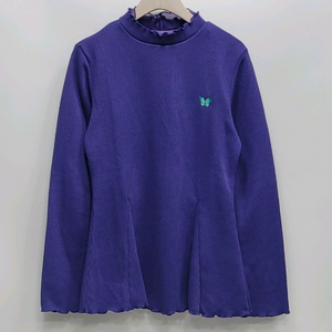 새상품) 안나수이 20FW 플레어 골지 니트 / 여 55 (85) 퍼플