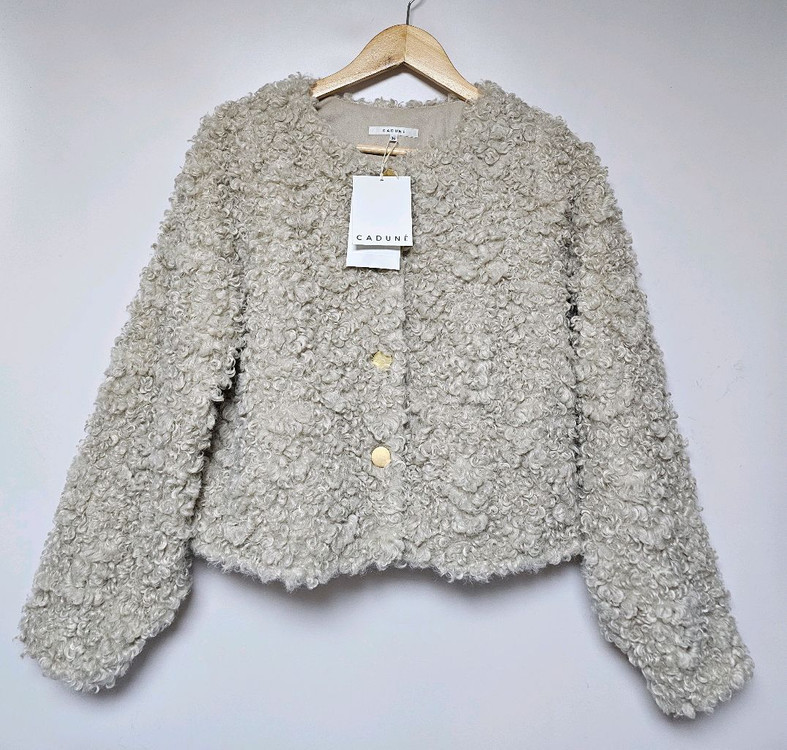 새상품 CADUNE 카듀네 부클 자켓 36--0