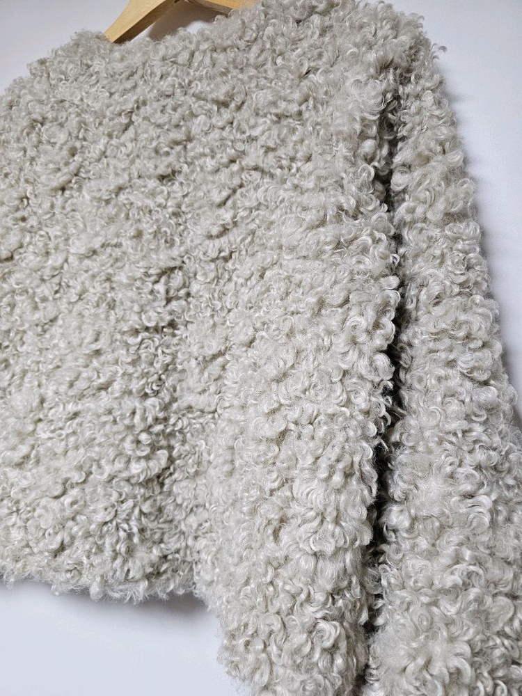 새상품 CADUNE 카듀네 부클 자켓 36--4