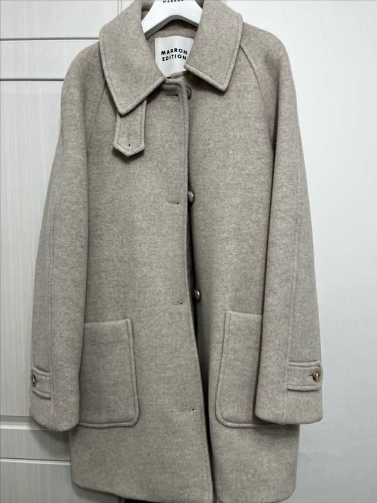 마론에디션 하프 코트 팔아요 이미지