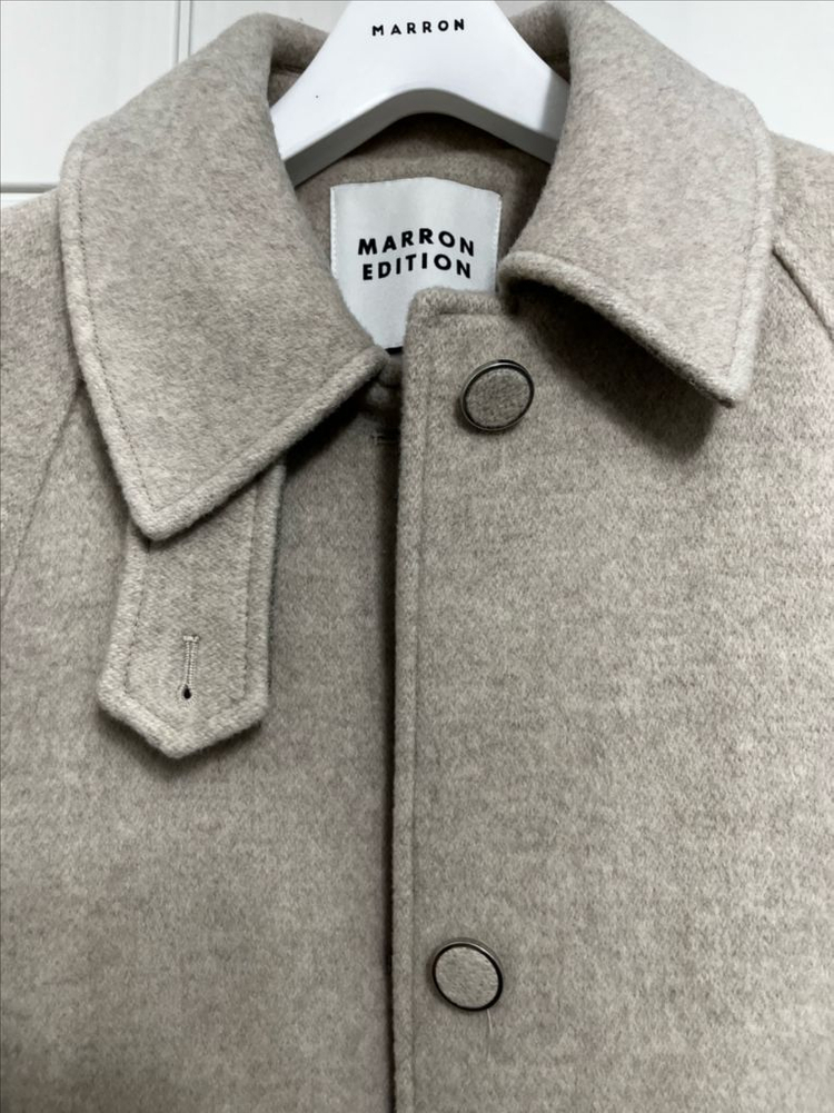 마론에디션 하프 코트 팔아요 이미지