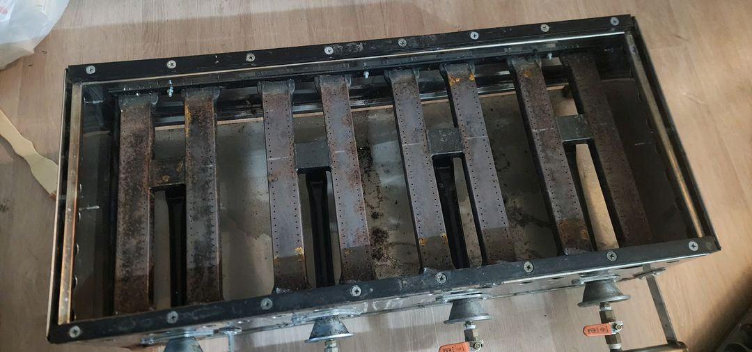 4구 타코야끼 버너+판--1