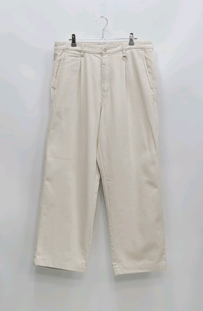Henry Cottons 25SS 헨리코튼 와이드 플리츠 팬츠 /남 82 베이지--10