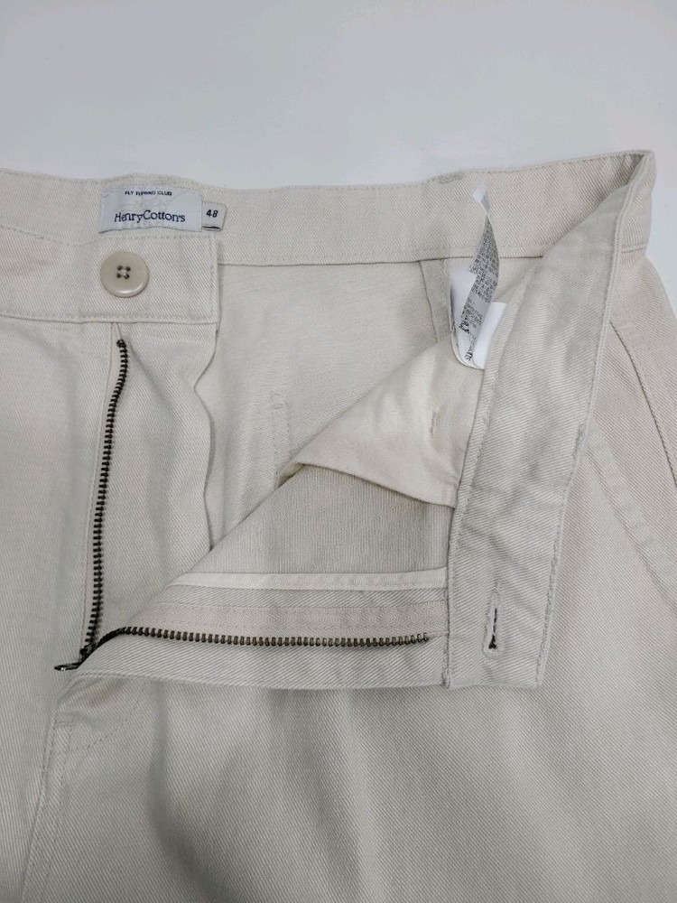 Henry Cottons 25SS 헨리코튼 와이드 플리츠 팬츠 /남 82 베이지--6