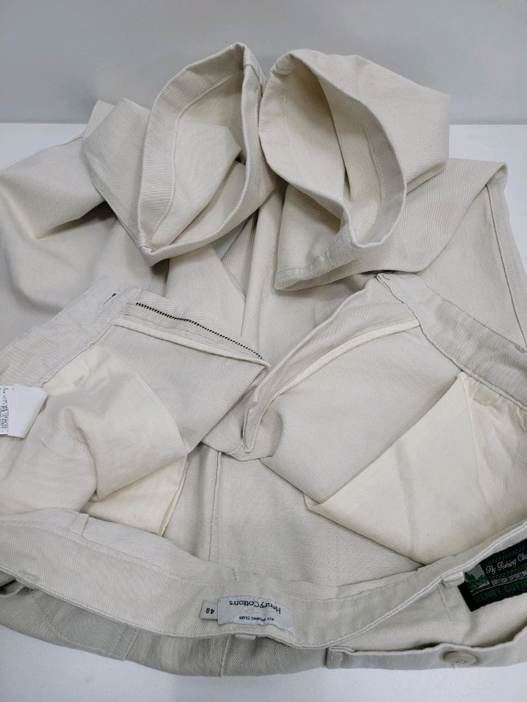 Henry Cottons 25SS 헨리코튼 와이드 플리츠 팬츠 /남 82 베이지--7