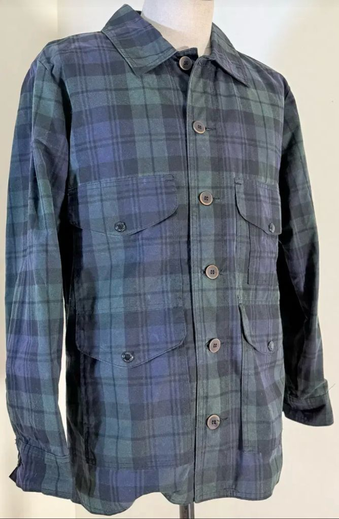 FILSON 블랙워치 왁스 자켓 Made in USA 105 C.C. Filson 이미지