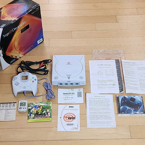 세가 SEGA 드림캐스트 HK-3020 수염버전 북미판 게임기 박스셋