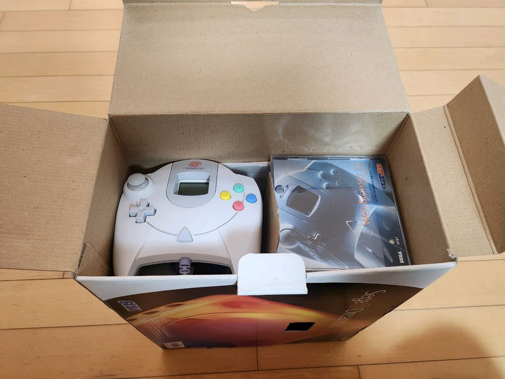 세가 SEGA 드림캐스트 HK-3020 수염버전 북미판 게임기 박스셋--4