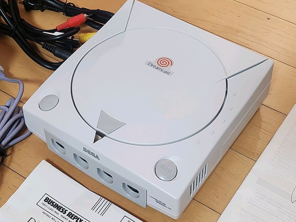 세가 SEGA 드림캐스트 HK-3020 수염버전 북미판 게임기 박스셋--5