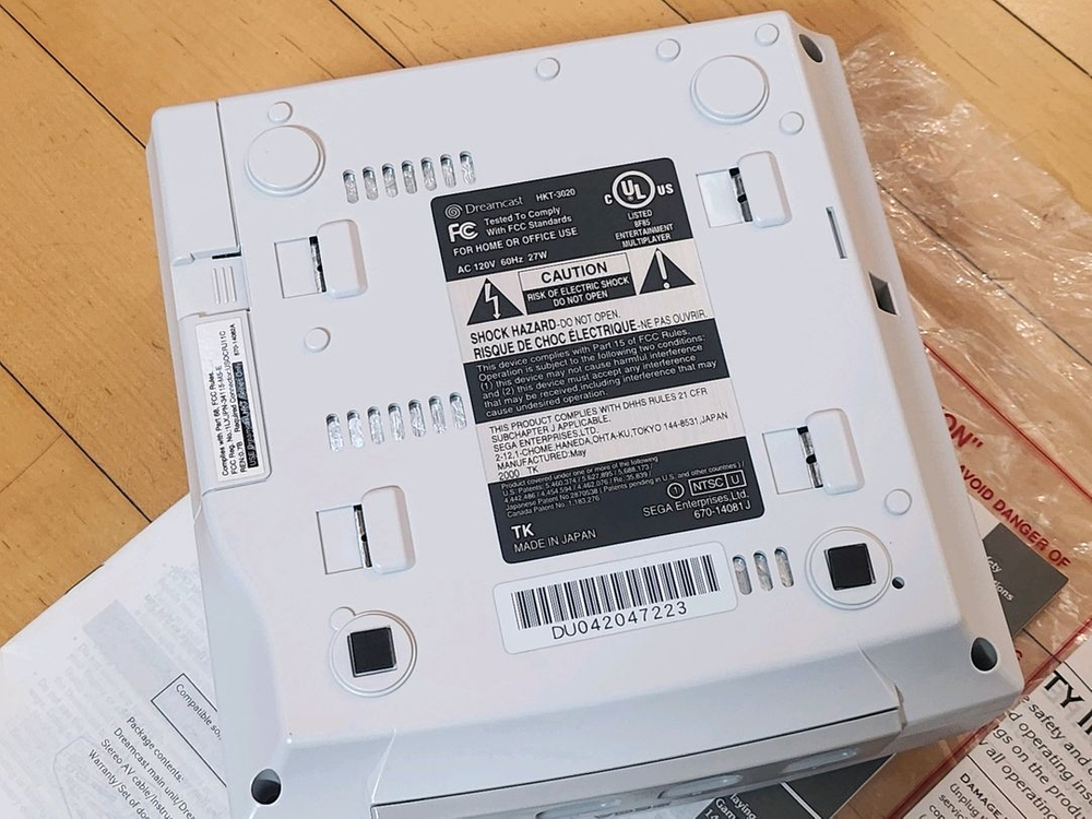 세가 SEGA 드림캐스트 HK-3020 수염버전 북미판 게임기 박스셋--8