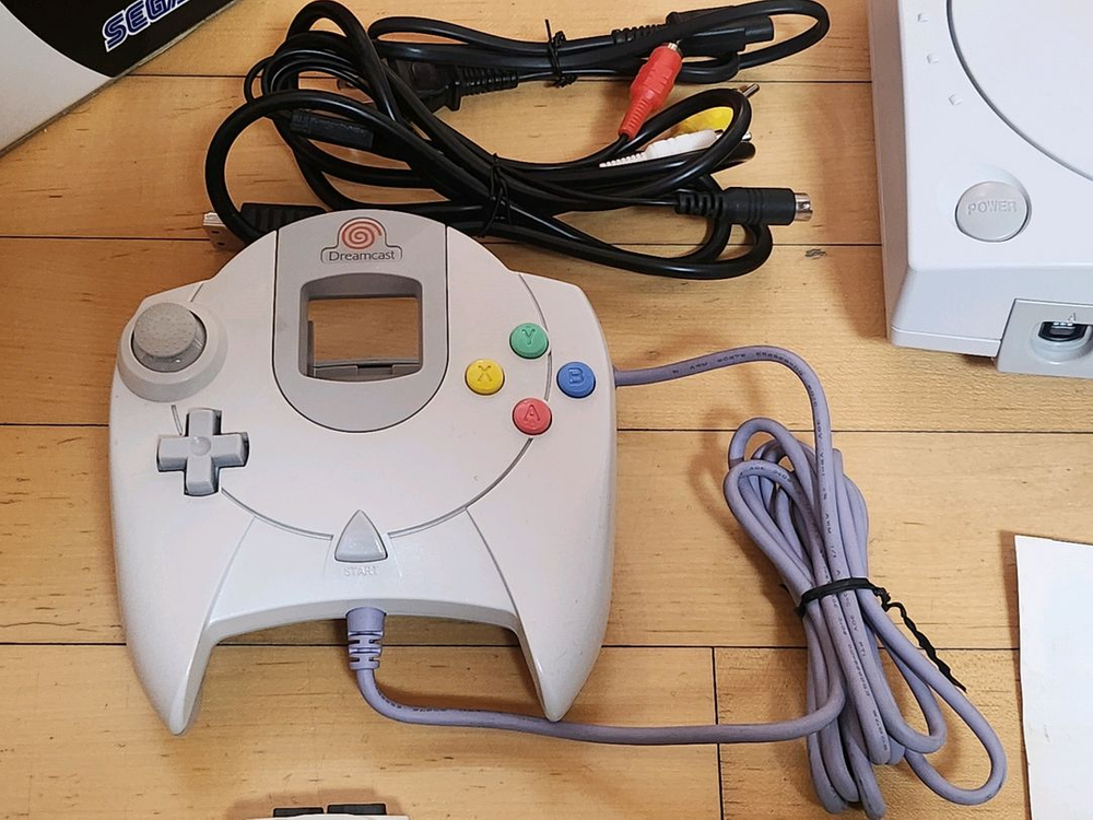 세가 SEGA 드림캐스트 HK-3020 수염버전 북미판 게임기 박스셋--9