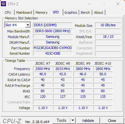 삼성램 DDR5 5600 32GB (16GB X 2개) 판매합니다--3