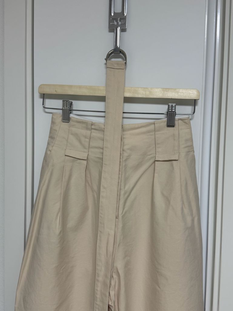 ORR 오르 면 벨티드 팬츠 S 베이지 (벨트포함)--3