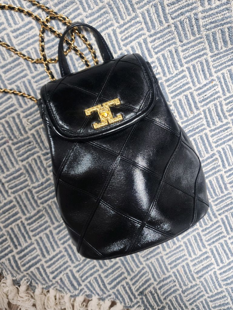 TIME 타임 엠블럼 쓰리웨이 백 새상품 (한섬 백팩 숄더백 오브제 랑방 가방--1