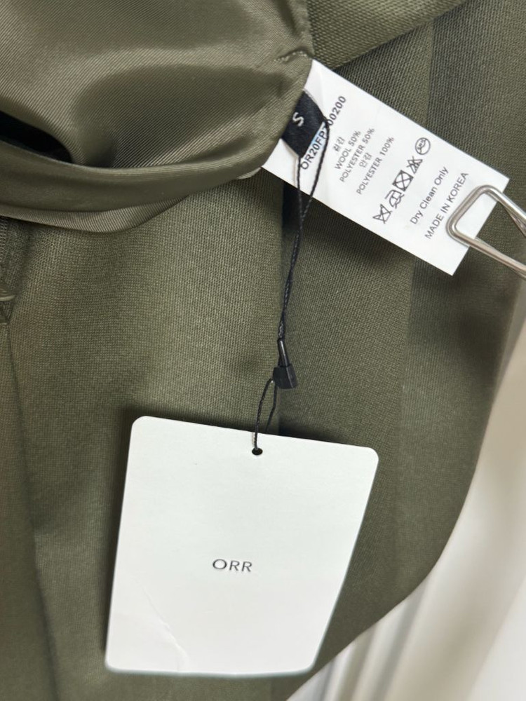 ORR 오르 버뮤다 울 슬랙스 카키S(새제품)--3