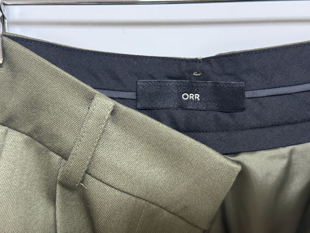 ORR 오르 버뮤다 울 슬랙스 카키S(새제품)--4