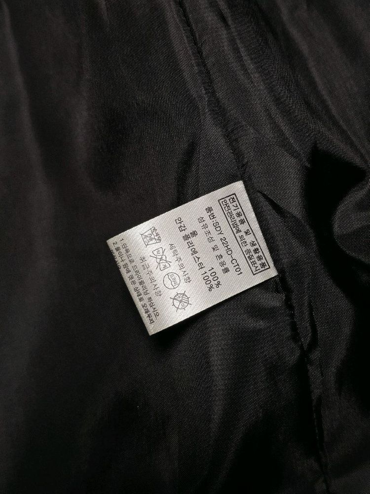 새상품) 살롱드욘 롱코트 블랙 울 100 (빈티지 엔틱룩)--5