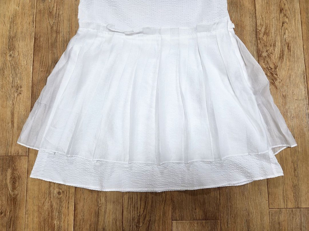 하네(HANE) 플리츠 시어서커 레이어드 원피스 55-66 새상품 이미지