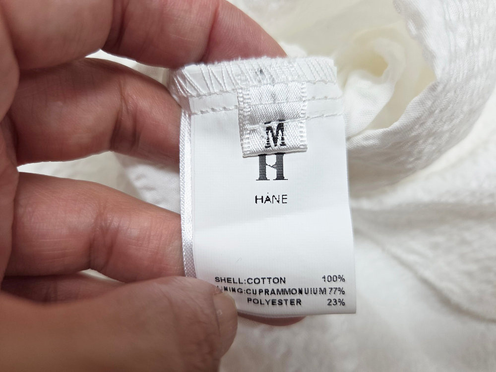 하네(HANE) 플리츠 시어서커 레이어드 원피스 55-66 새상품 이미지