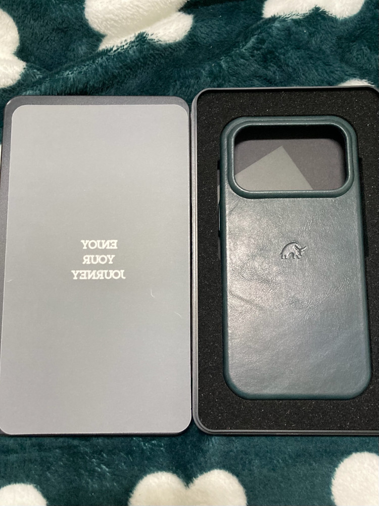 아이폰17프로 불스트랩 천연 버팔로 가죽케이스--1