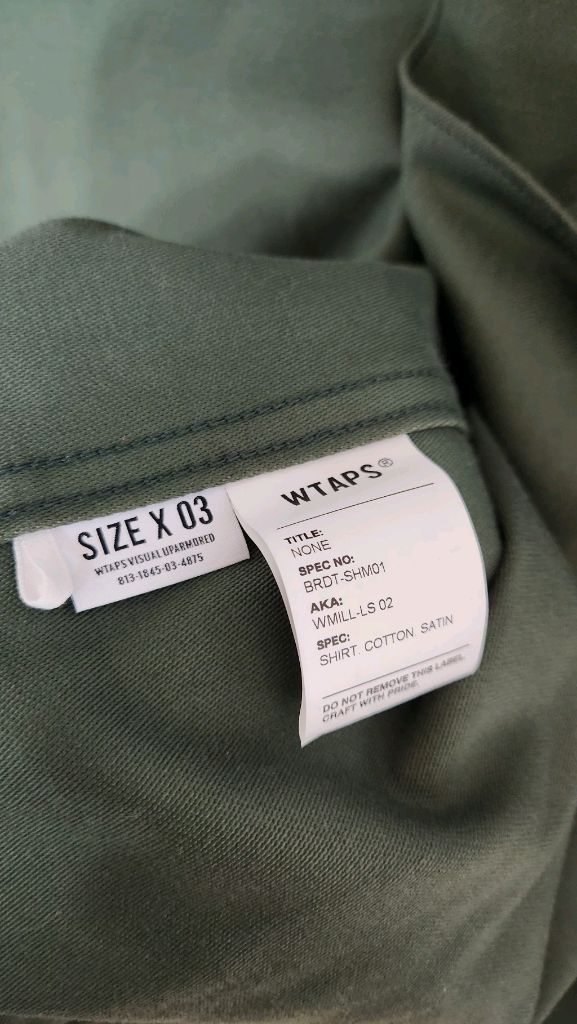 더블탭스 wtaps wmill 셔츠--3