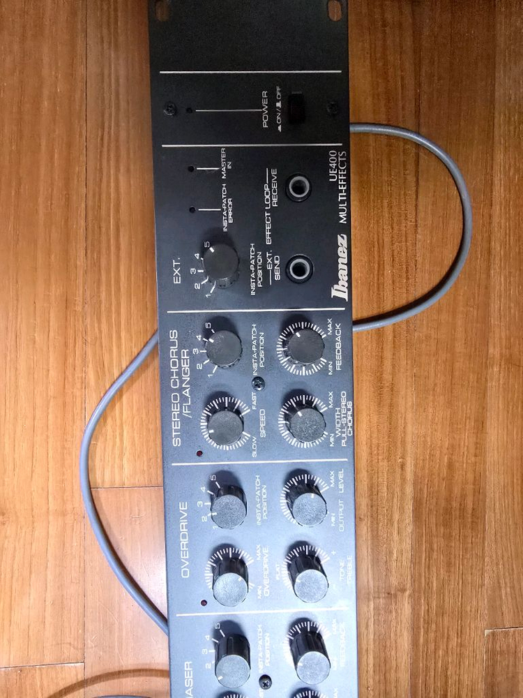 ibanez ue400 아날로그 멀티이펙터 + 풋스위치--1
