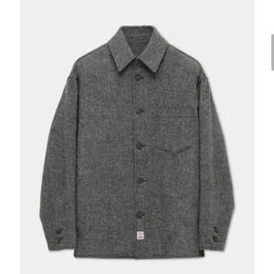 (새상품)쿠어 해리스트위드 오버핏 셔켓 L