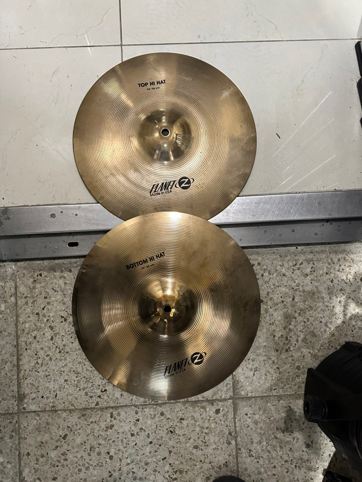 심벌 질전 플래닛 하이햇14인치 2개--1