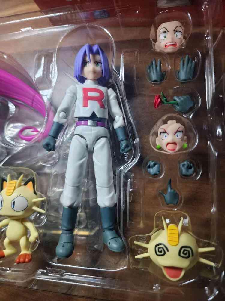 SHF 사토시&로켓단 세트 팝니다. 1/12액션피규어--4