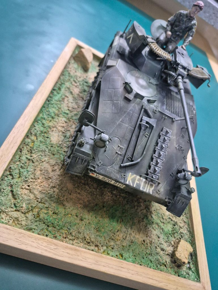 *각종교신가능*밀리터리프라모델(대형1/16RC카탱크호환)독일연방*비젤 Mk2.0정밀도색*비네트작~바람에언덕에서--1