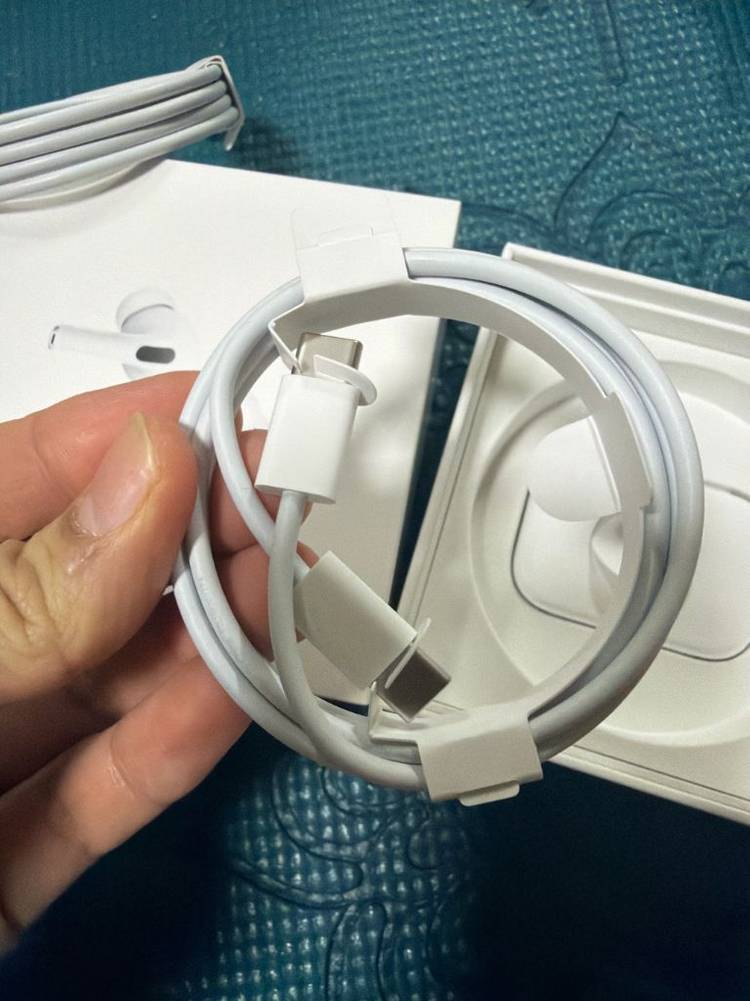 애플 정품 케이블 c타입, 8핀 이미지