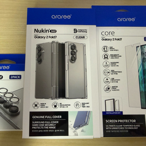 [미개봉]갤럭시폴드7 아라리(힌지보호 케이스, 외부화면 강화유리, 카메라 강화유리)팝니다.