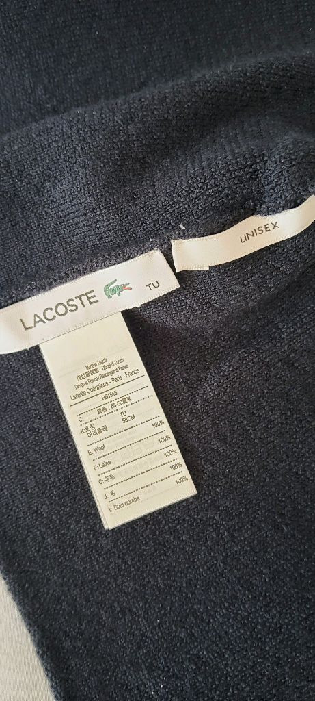 새상품)라코스테 비니 & 머플러 (남녀공용)--3