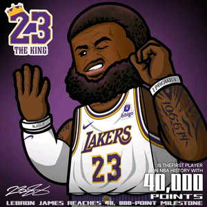 레고 커스텀 르브론 제임스 농구 JS브릭 4만점 기념버전