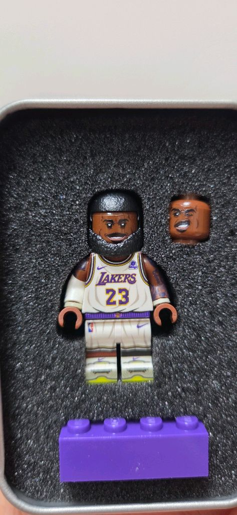 레고 커스텀 르브론 제임스 농구 JS브릭 4만점 기념버전--2