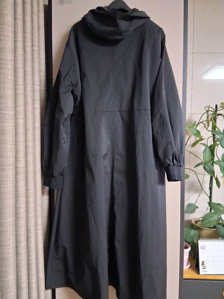 에고이스트 블랙 롱 점퍼 이미지