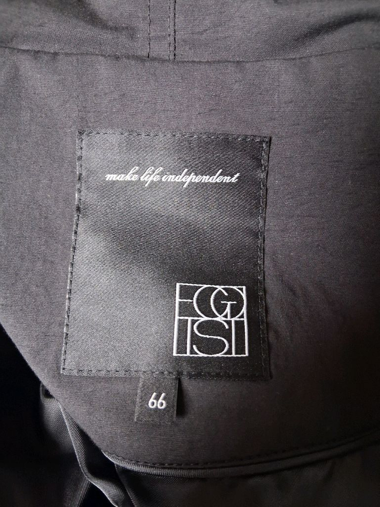 에고이스트 블랙 롱 점퍼 이미지