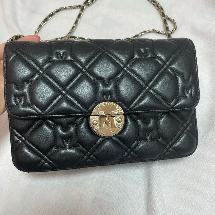 메트로시티 퀄팅 숄더 크로스백 가방 정리 처분 벼룩 매트로시티 체인--1