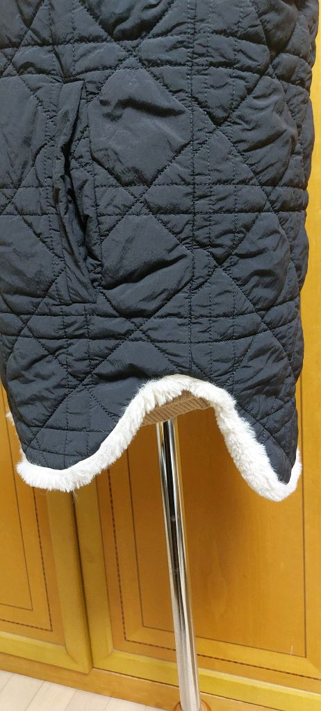 토끼털 카라 패딩 조끼--2