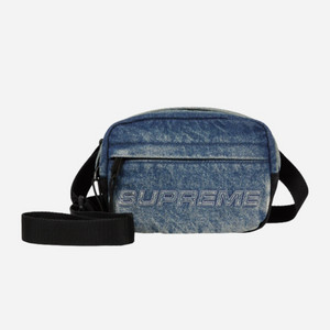 슈프림 데님 미니 숄더백