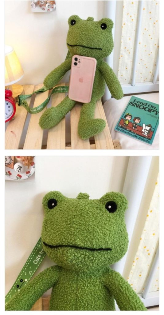 정품)러브프로그 개구리인형가방크로스백미개봉귀여운 가방--3