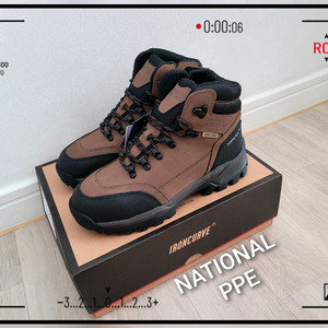 NATIONAL PPE/내셔널피피이/T-20N/6인치/중단화/안전화/새상품