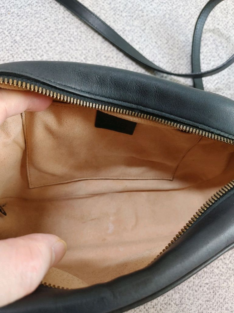 정품 구찌 GG 마몽 마몬트 마틀라세 스몰 카메라백 크로스백--7