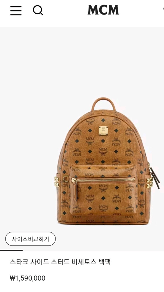MCM 비세토스 백팩--1