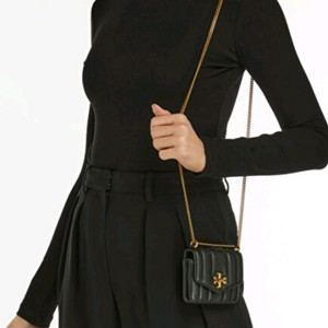 토리버치 나노 키라 퀼티드 블랙 체인백